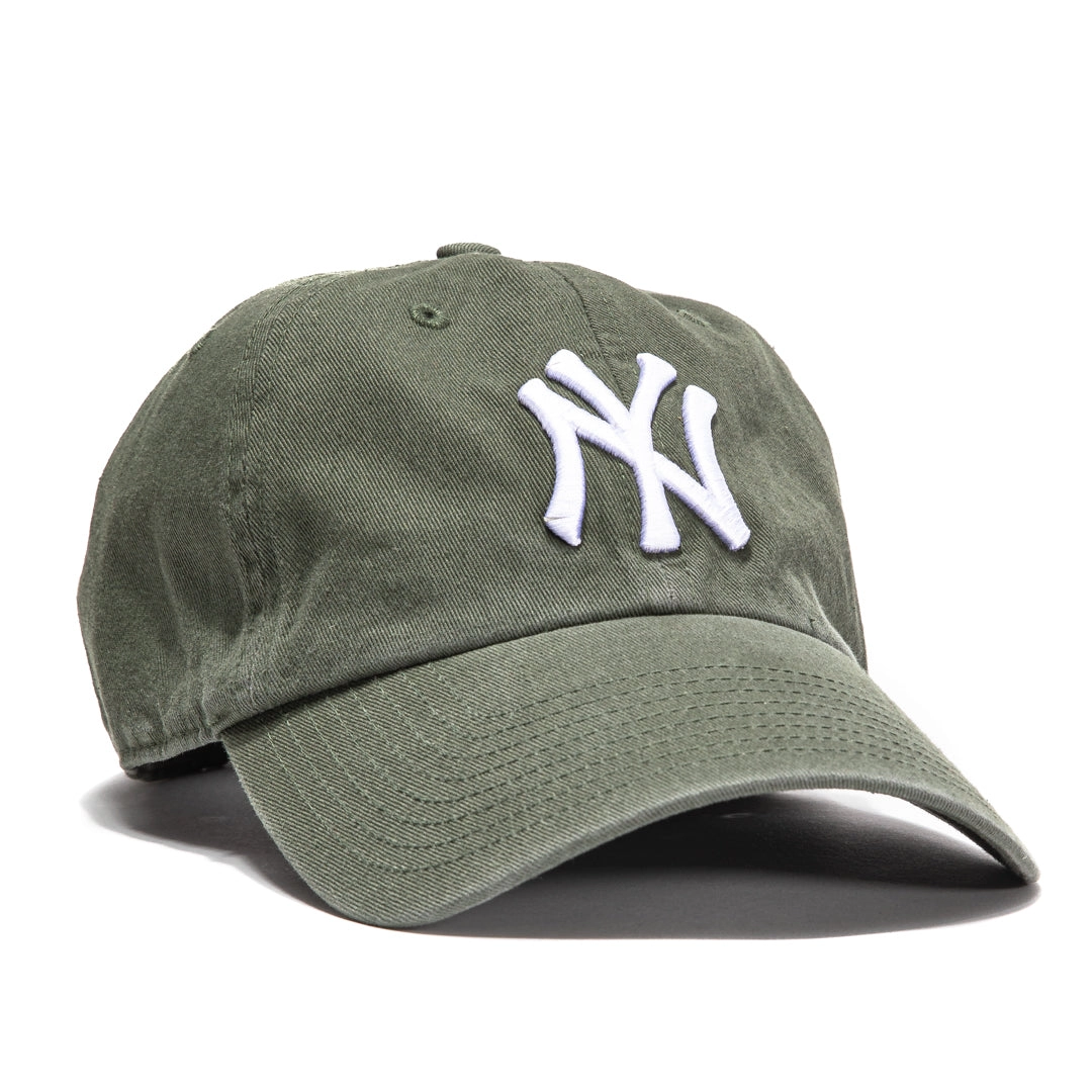 47 Brand New York Yankees Cleanup Adjustable Hat - Olive. White