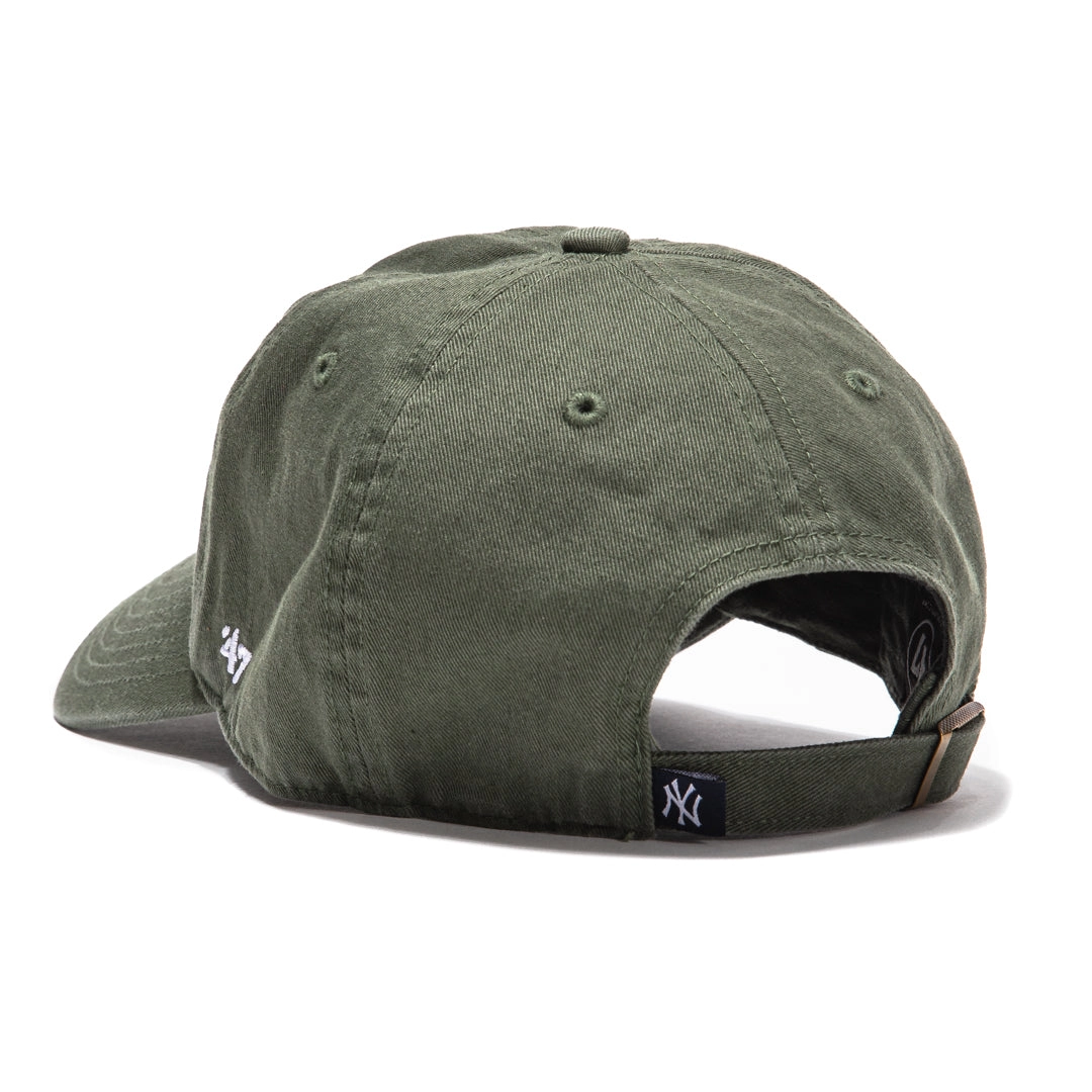 47 Brand New York Yankees Cleanup Adjustable Hat - Olive. White