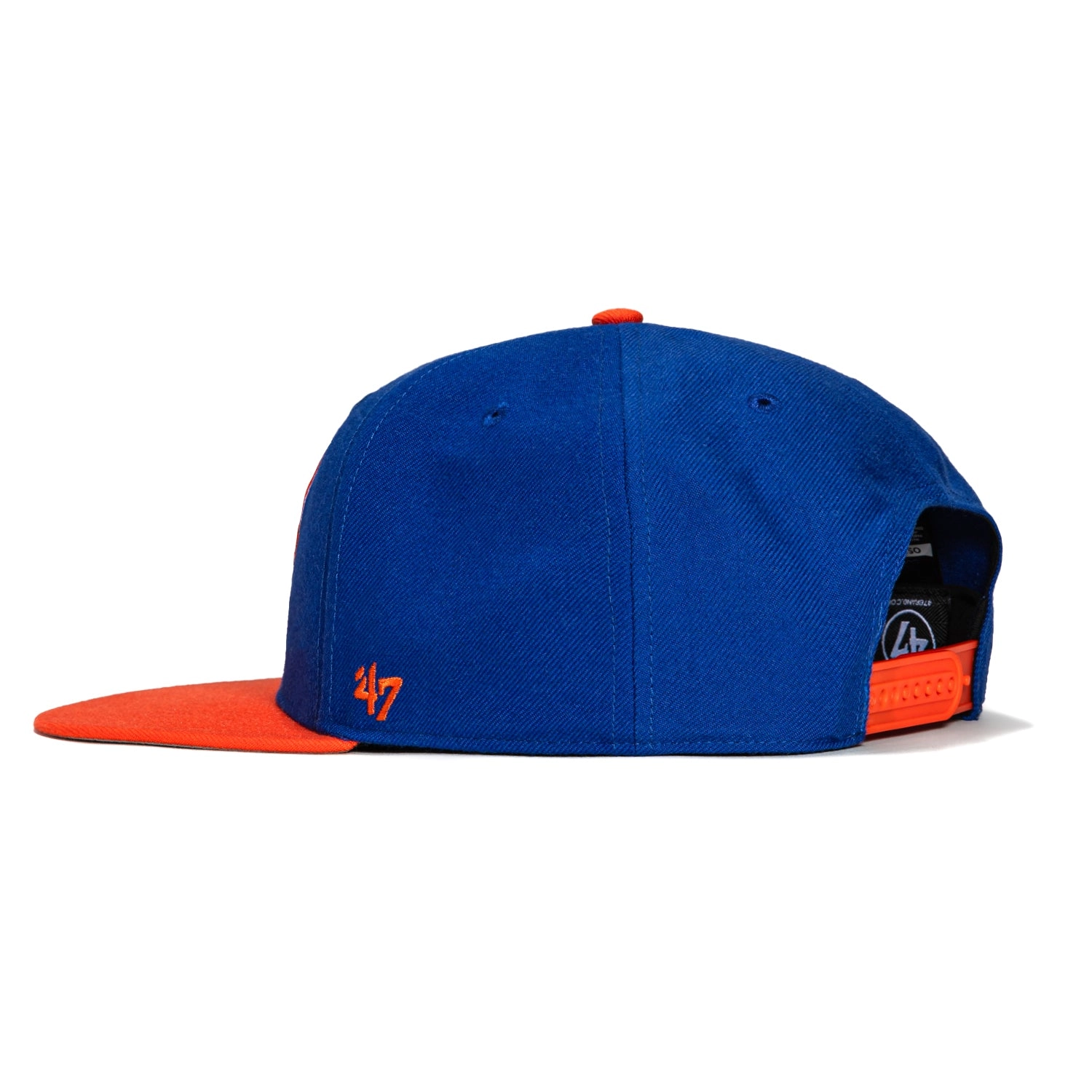 47 Brand Sureshot Captain New York Islanders Stanley Cup Champs Patch Snapback Hat - Royal. Orange