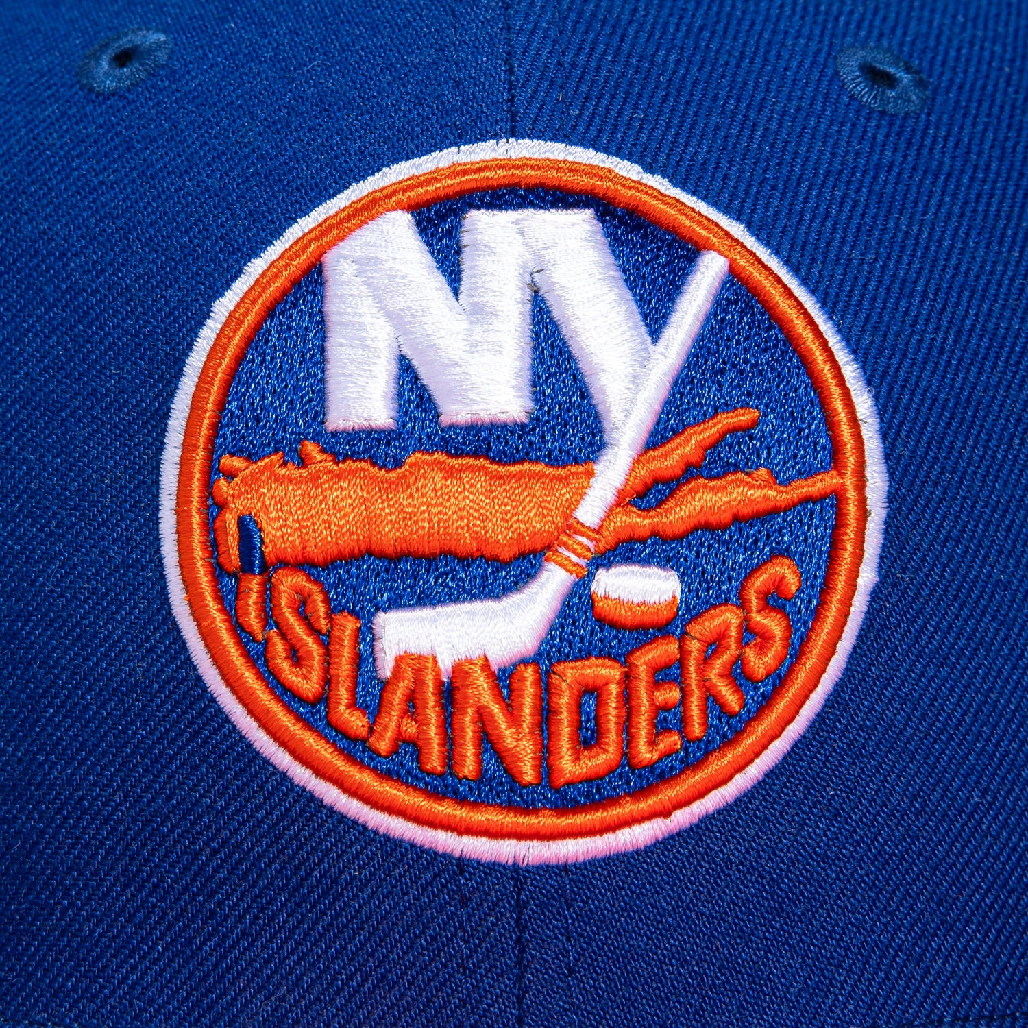 47 Brand Sureshot Captain New York Islanders Stanley Cup Champs Patch Snapback Hat - Royal. Orange
