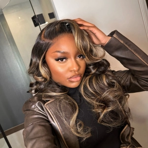 5x5 HD Lace Closure Wig-Blonde Highlight