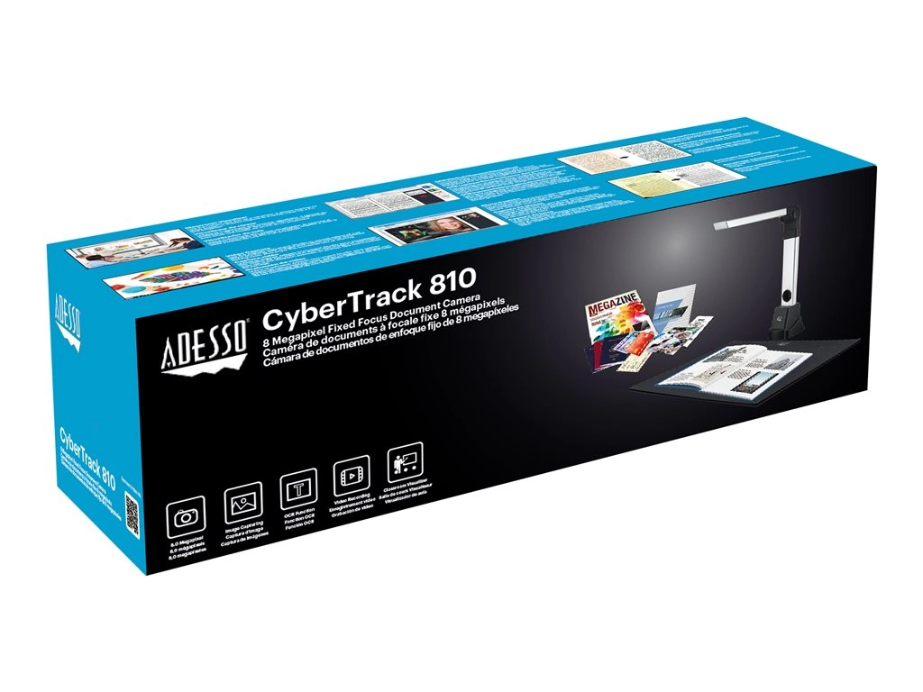 Adesso CyberTrack 810 - Document camera - color - 8 MP - fixed focal CYBERTRACK810