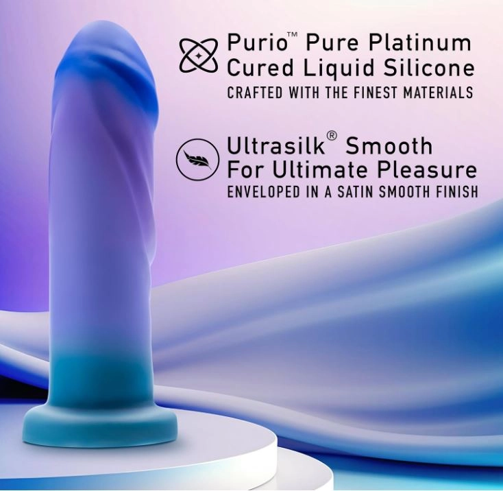Avant Midnight Rendezvous Dildo - Ocean Blue
