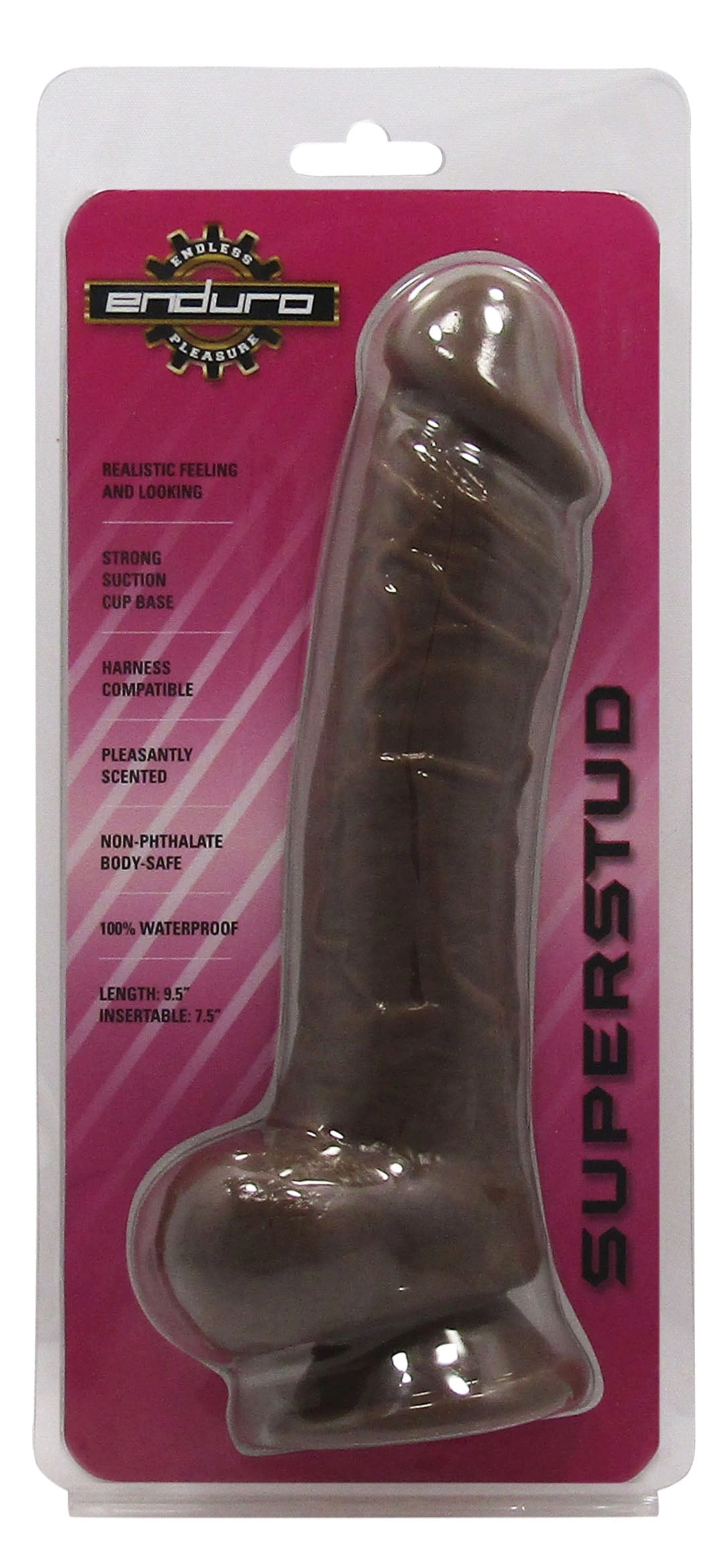 Enduro 9.5in Brown Dildo