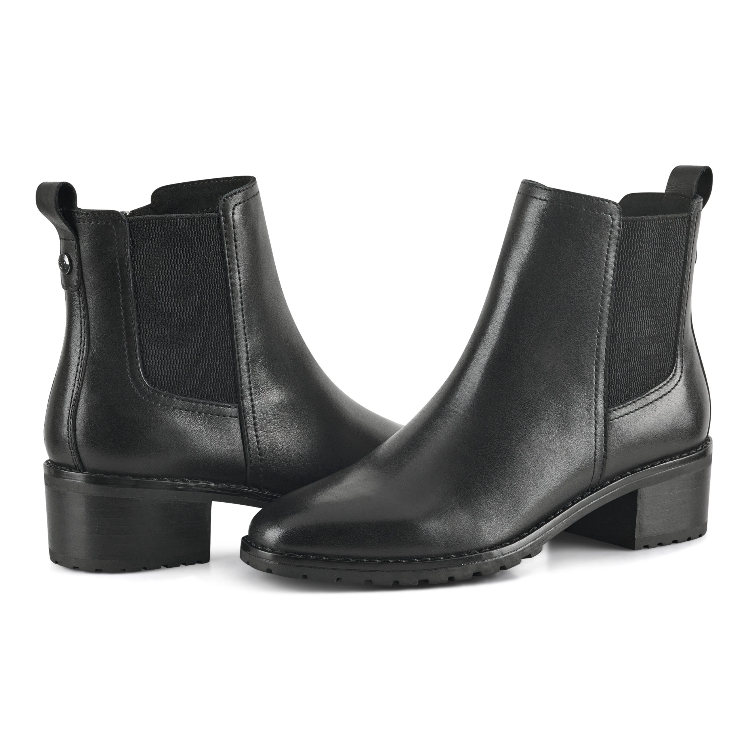 Fedra Block Heel Dress Booties