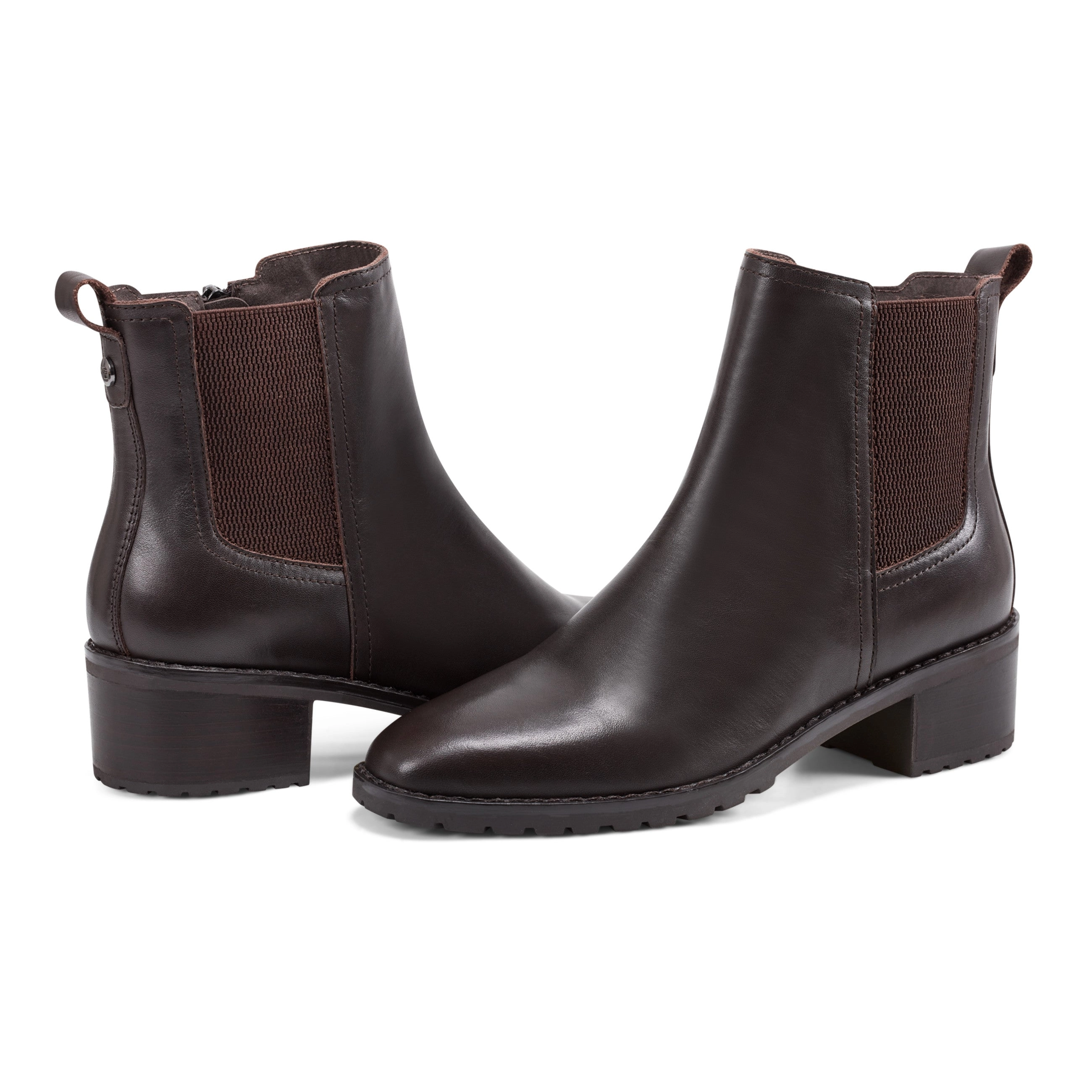 Fedra Block Heel Dress Booties