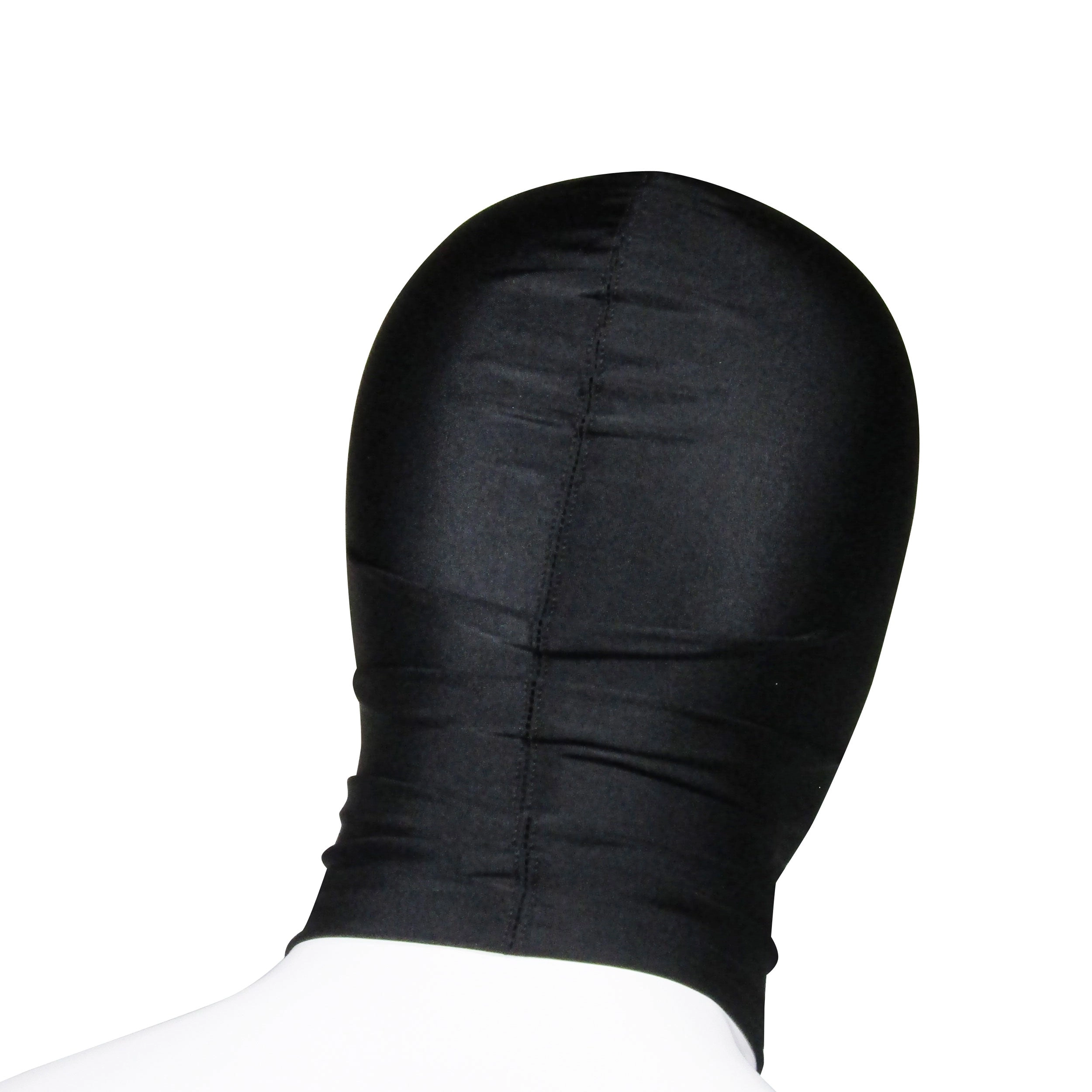 Fetish Pleasure Play Fabric Hood w/Zipper and Nostrils