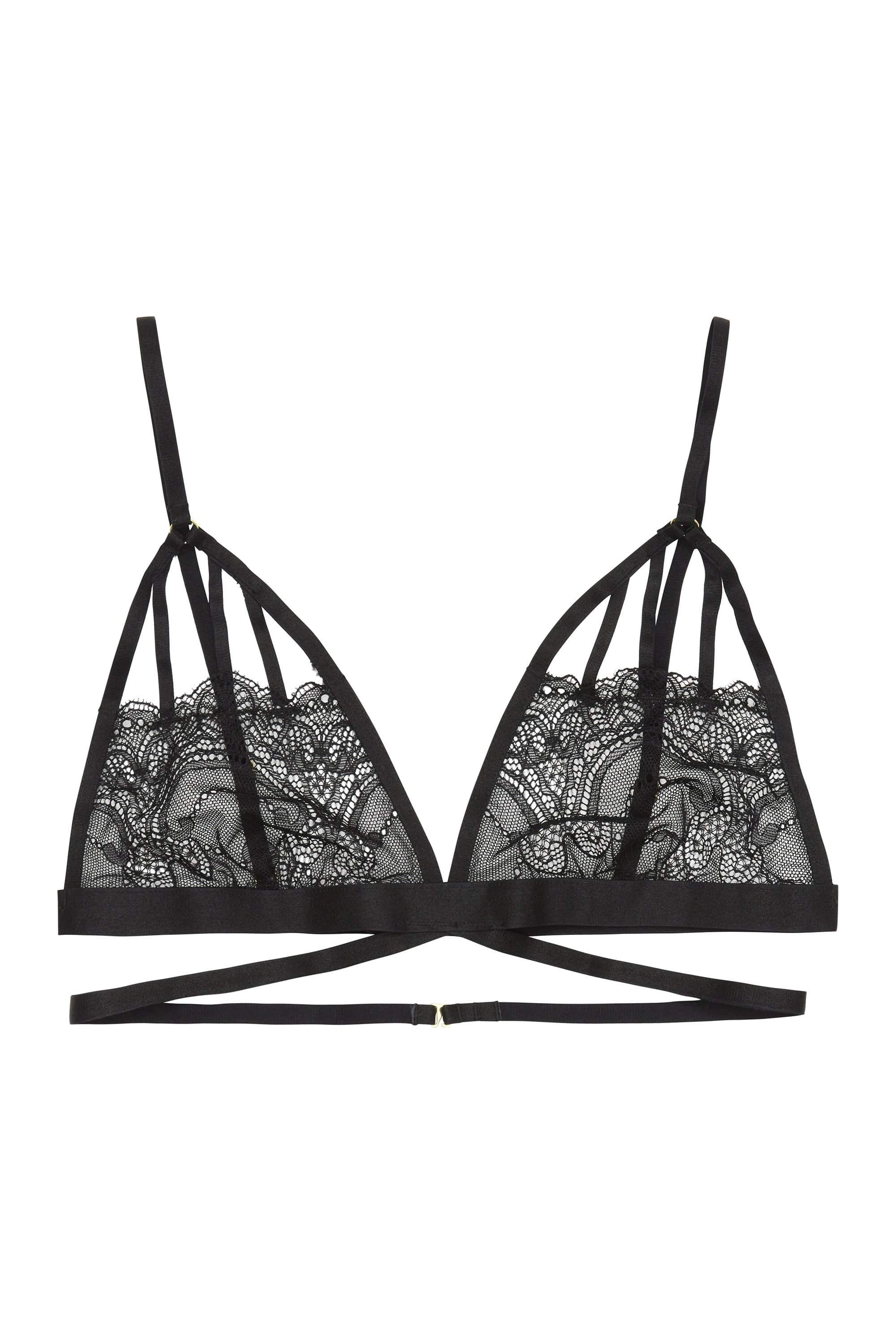 Frankie lace strappy soft cup bra