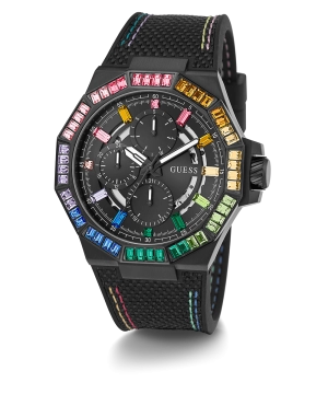 GUESS Mens Black Multi-function Watch