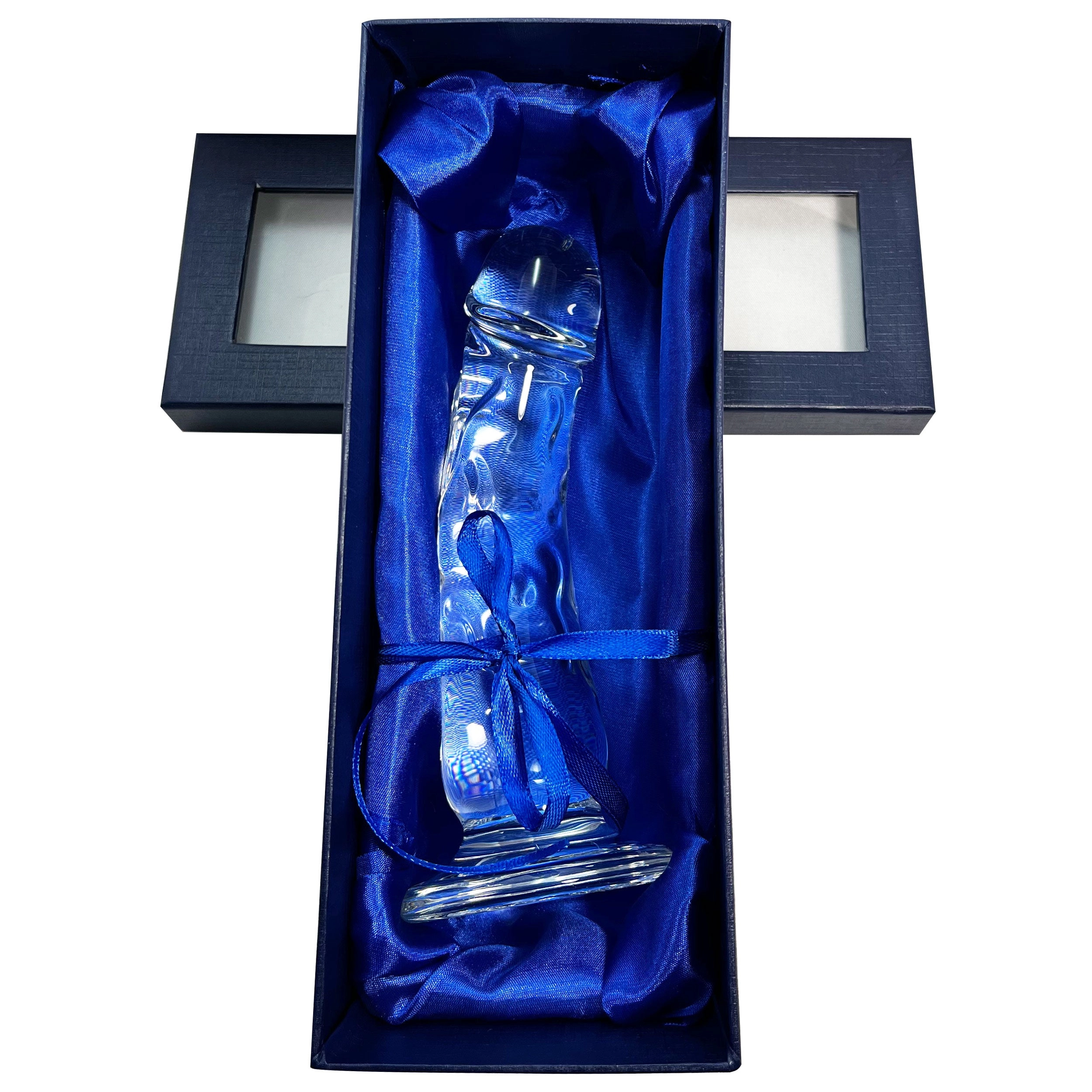 Harness Glass Double Treat Dildo