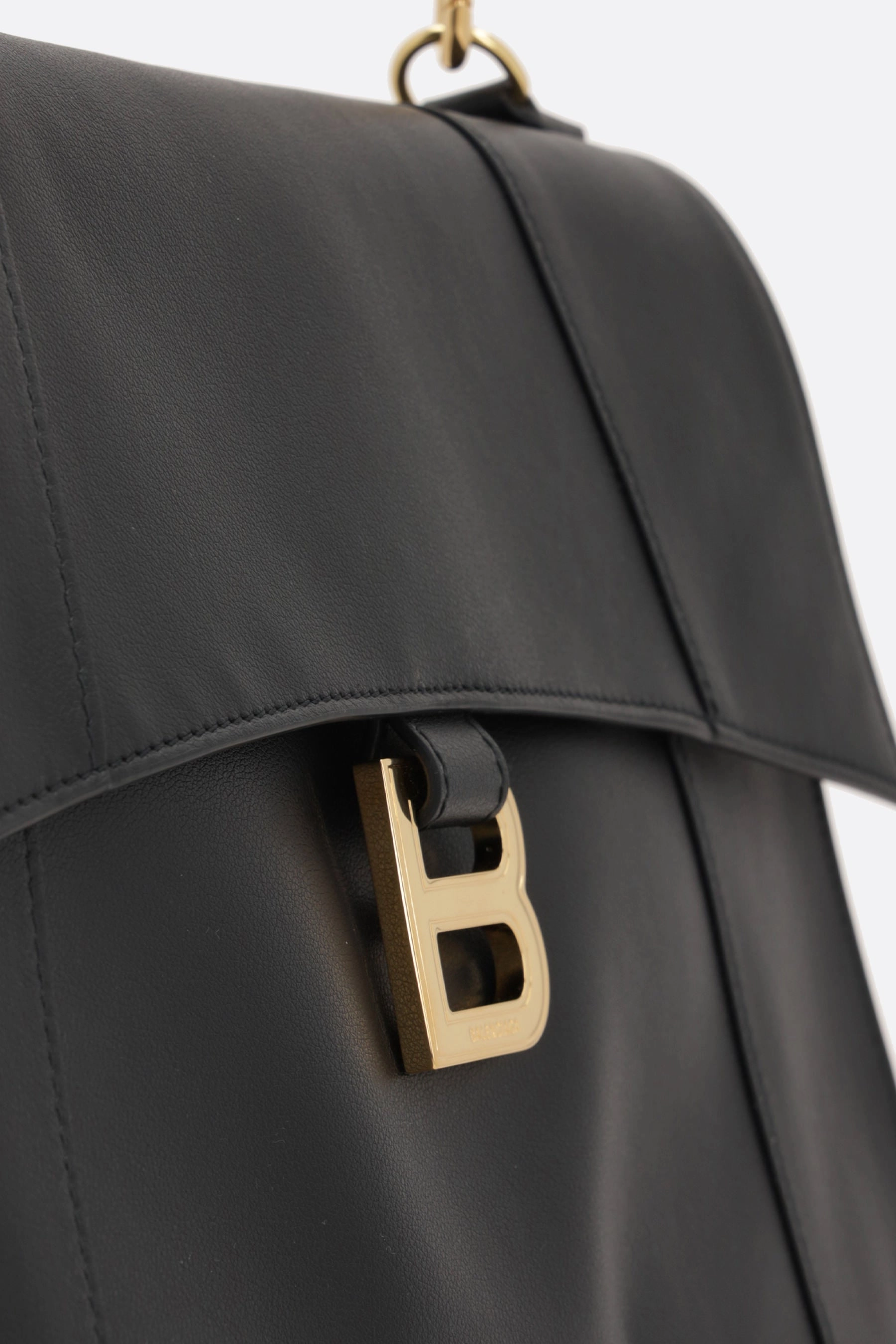 Hourglass Soft medium handbag in smooth leather