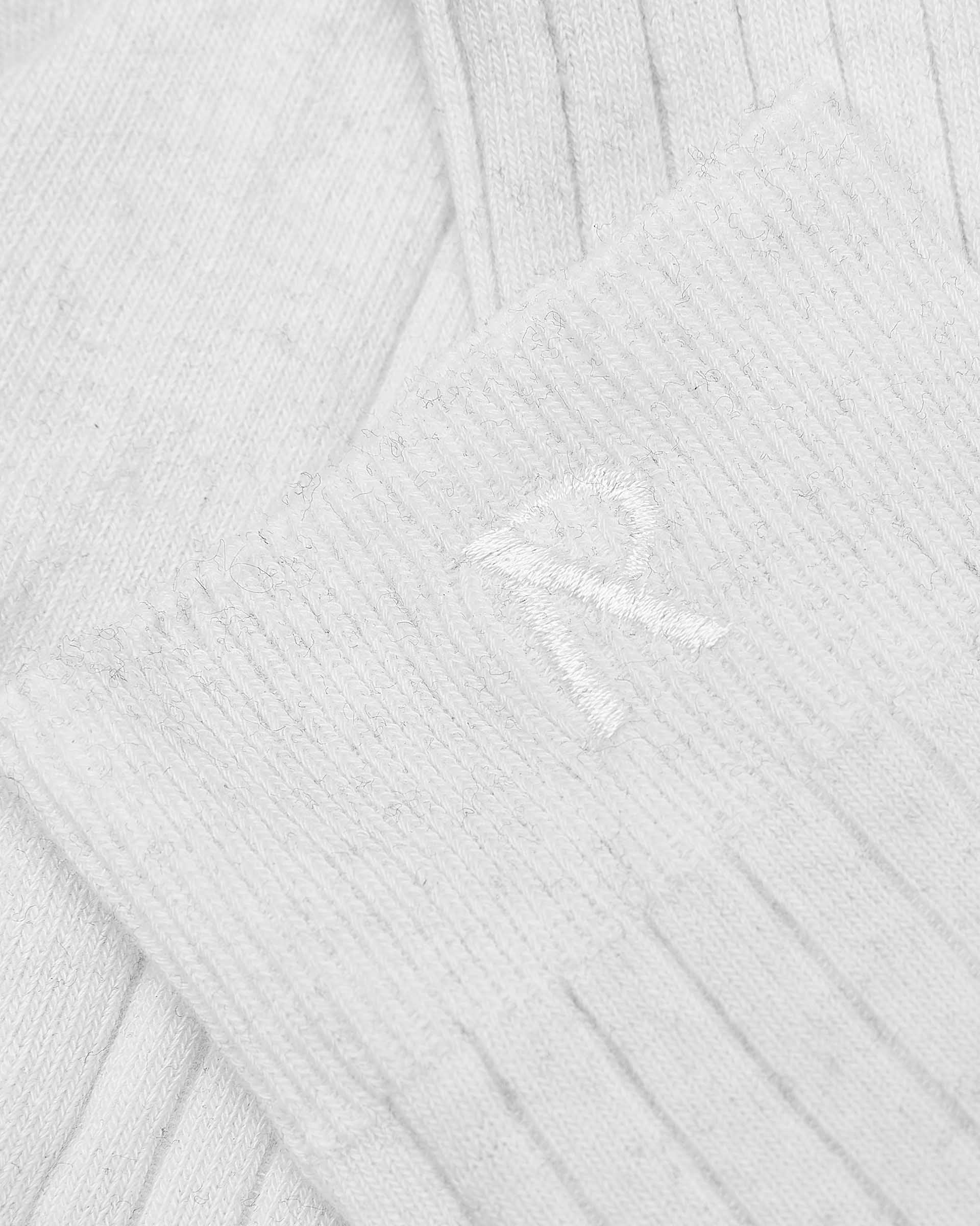 Initial Socks - Flat White