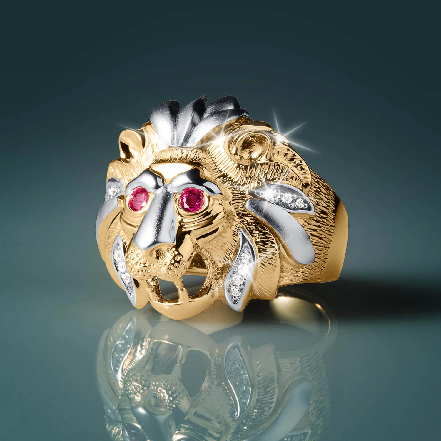 King Of The Jungle Men's Ring