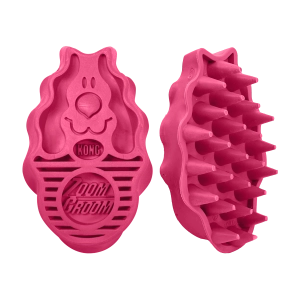 KONG ZoomGroom™ Raspberry Dog Grooming Brush (Large)