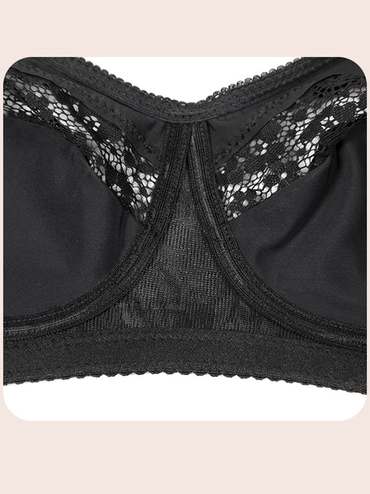 Lace Floral Wireless Magic Lift Full Cup Bras