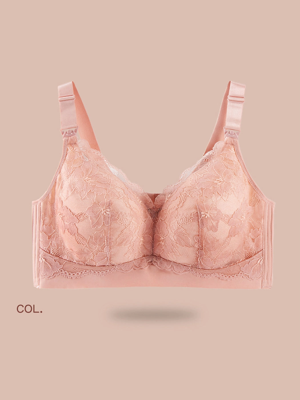 Lace Full Coverage Postpartum Nursing Wireless Bra