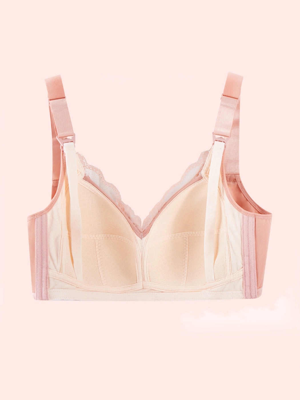 Lace Full Coverage Postpartum Nursing Wireless Bra