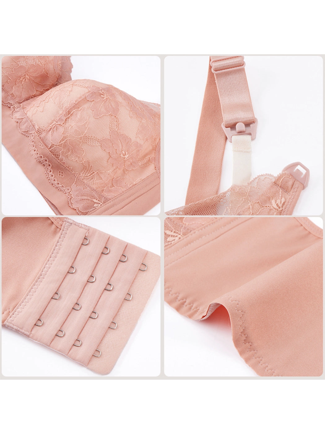 Lace Full Coverage Postpartum Nursing Wireless Bra