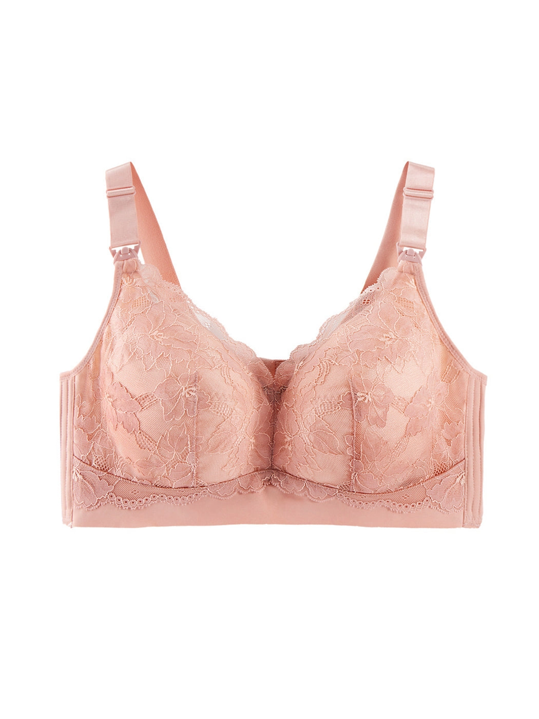 Lace Full Coverage Postpartum Nursing Wireless Bra