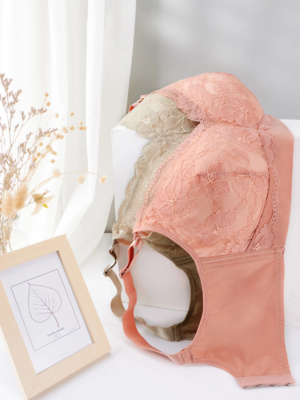 Lace Full Coverage Postpartum Nursing Wireless Bra