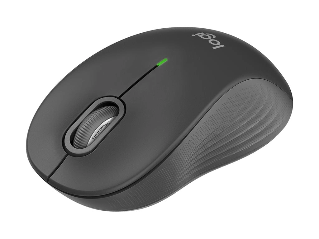Logitech Signature M550 - Mouse - optical - 3 buttons - wireless - Bluetooth - Logitech Logi Bolt USB receiver - graphite 910-006781