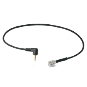Male 2.5mm to Male RJ9 Adapter