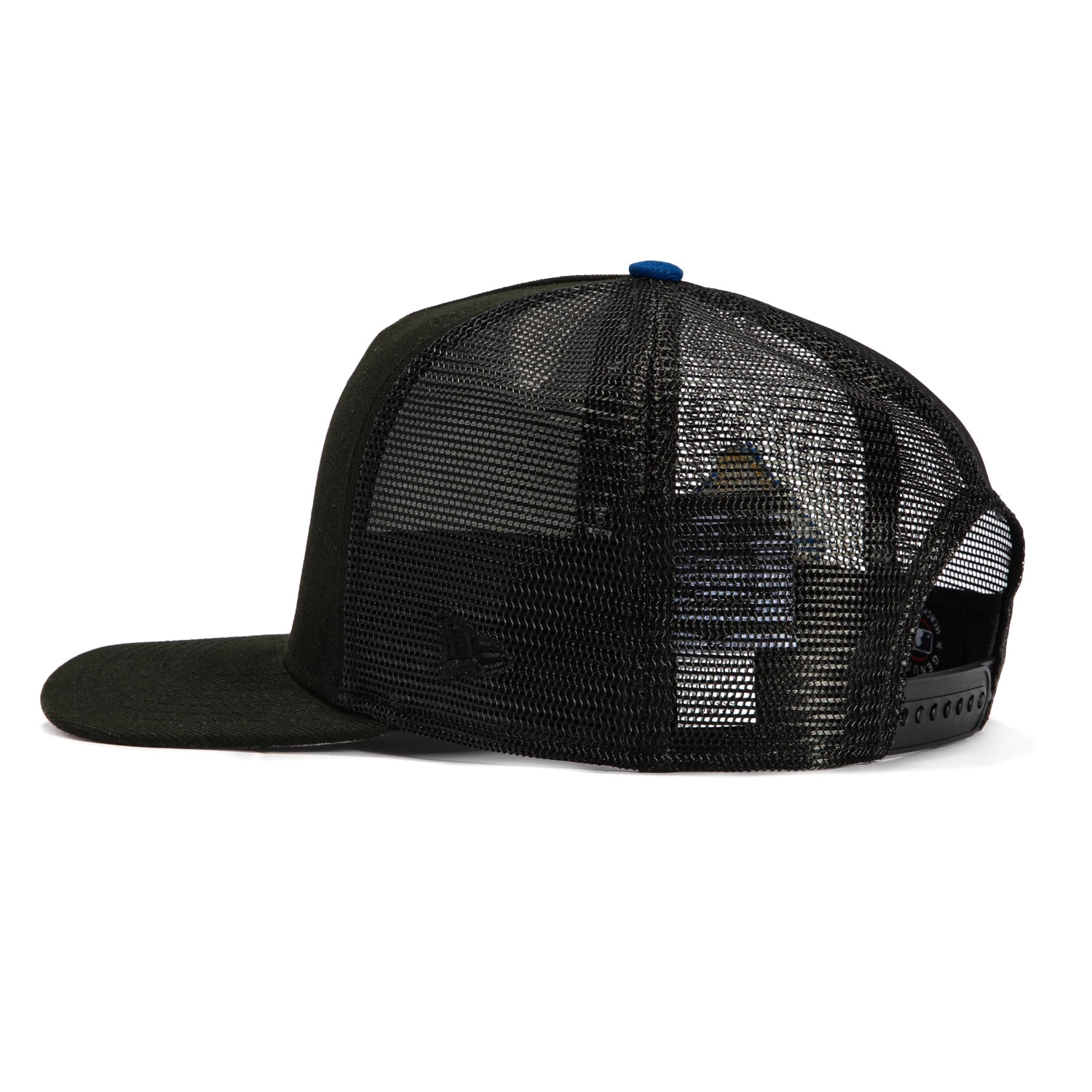 New Era 9Fifty A-Frame Los Angeles Dodgers 2024 World Series Champions Patch Spring Training Snapback Hat - Black