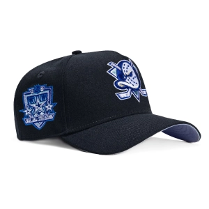 New Era 9Forty A-Frame Anaheim Ducks 2002 All Star Game Patch Snapback Hat - Navy