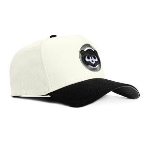 New Era 9Forty A-Frame Chicago Cubs Snapback Hat - White. Black