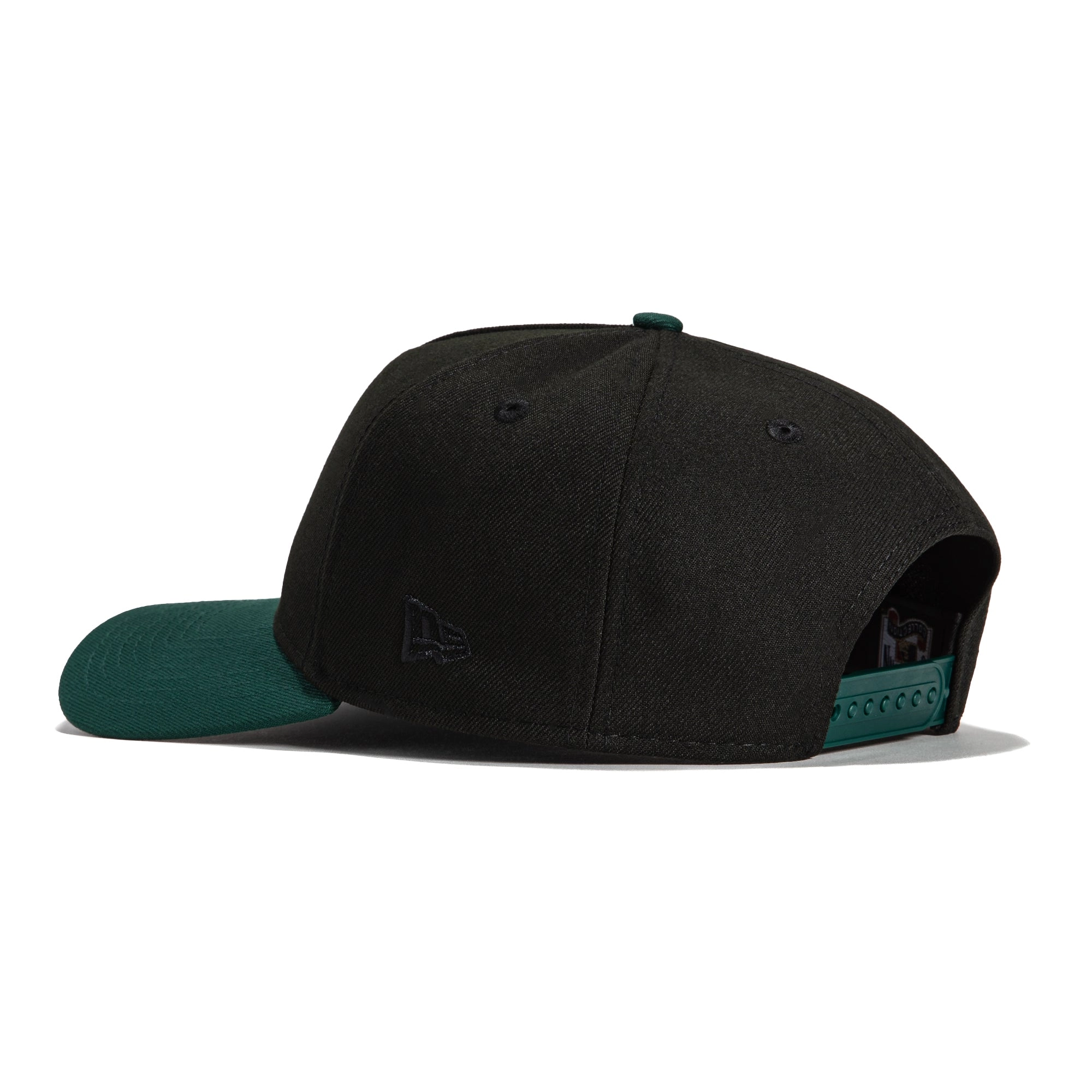 New Era 9Forty A-Frame Los Angeles Dodgers 40th Anniversary Patch Word Snapback Hat - Black. Green