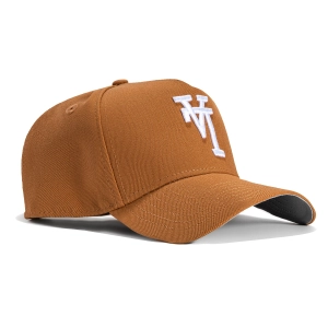 New Era 9Forty A-Frame Los Angeles Dodgers Upside Down Snapback Hat - Khaki. White