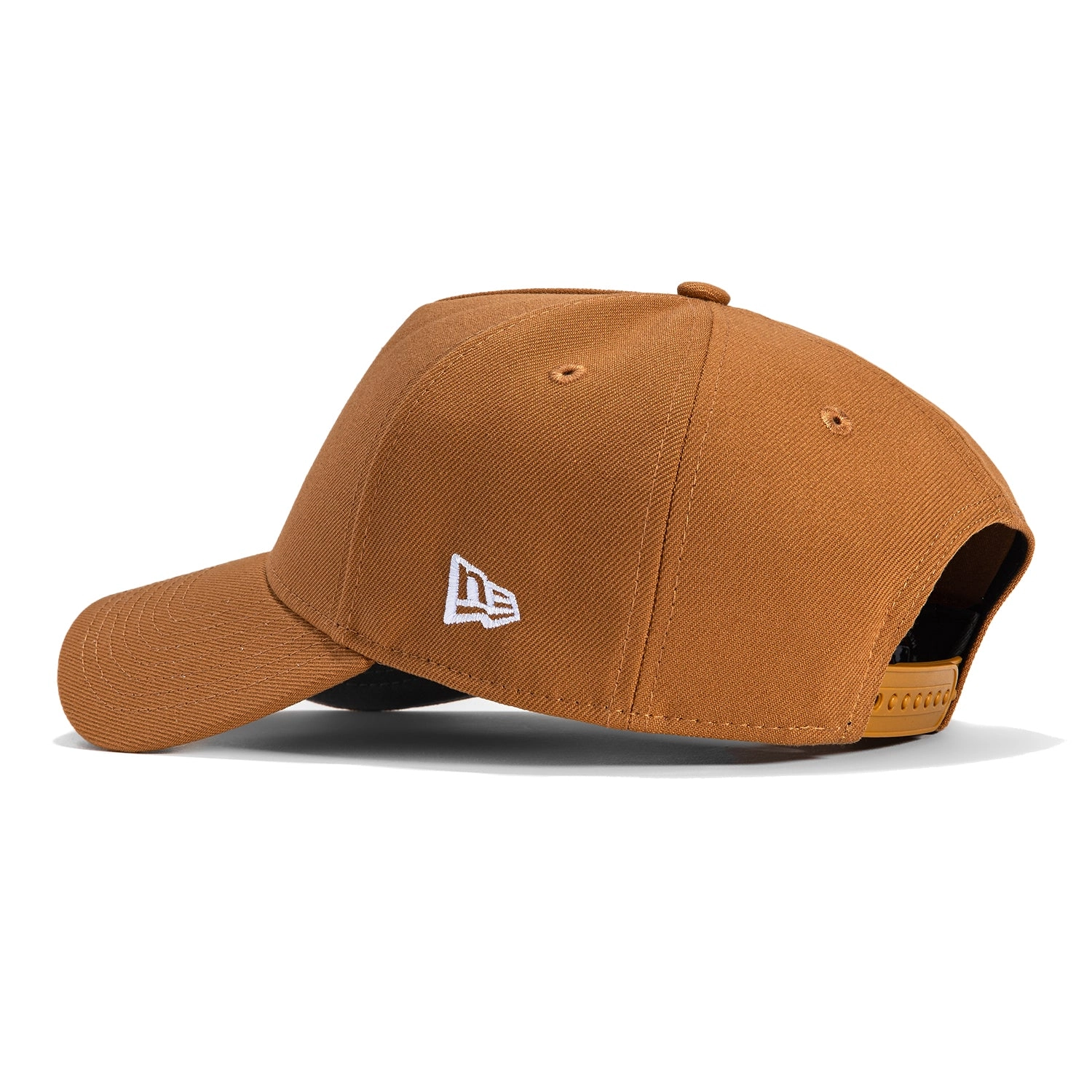New Era 9Forty A-Frame Los Angeles Dodgers Upside Down Snapback Hat - Khaki. White