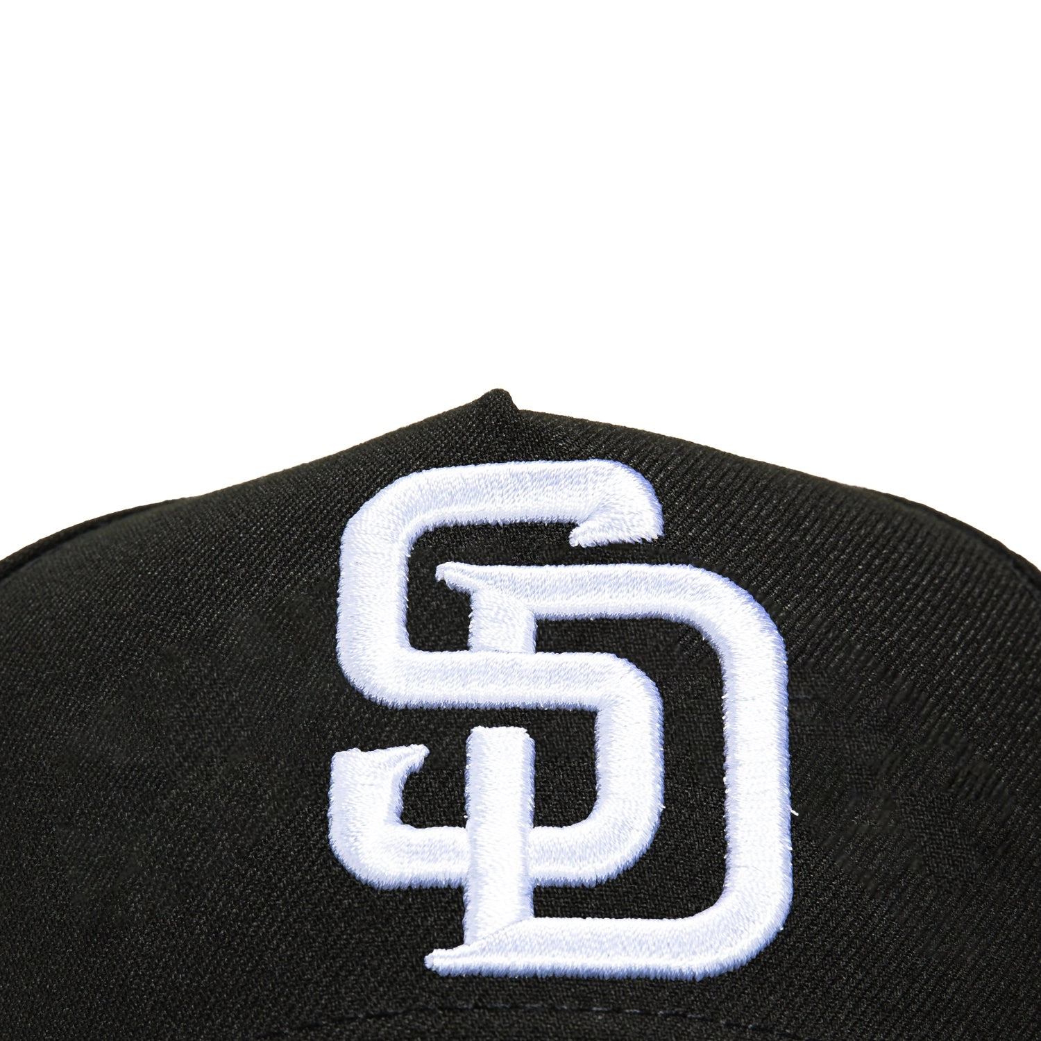 New Era 9Forty A-Frame San Diego Padres Snapback Hat - Black. White