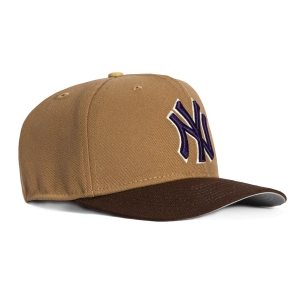 New Era 9Seventy Maxed Out New York Yankees Stretch-Snapback Hat - Khaki. Brown