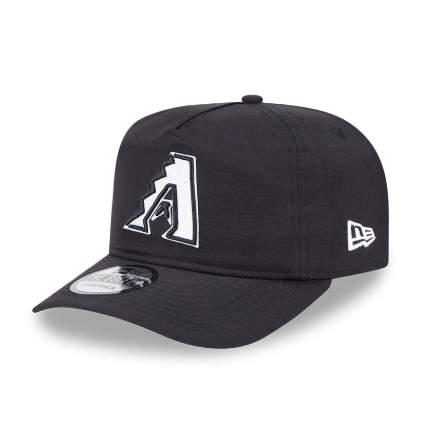 New Era Golfer Everyday Nylon Arizona Diamondbacks Strapback Hat - Black