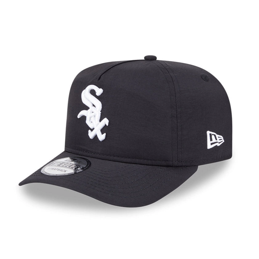 New Era Golfer Everyday Nylon Chicago White Sox Strapback Hat - Black