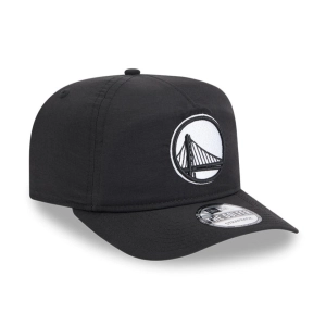 New Era Golfer Everyday Nylon Golden State Warriors Strapback Hat - Black