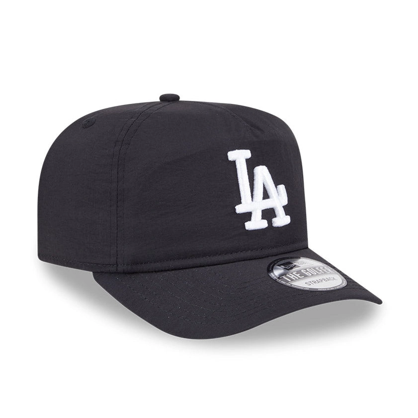New Era Golfer Everyday Nylon Los Angeles Dodgers Strapback Hat - Black