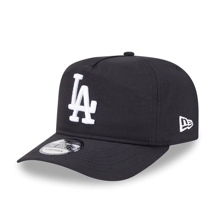New Era Golfer Everyday Nylon Los Angeles Dodgers Strapback Hat - Black