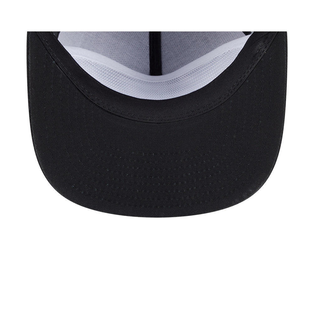 New Era Golfer Team Chain Stitch Arizona Diamondbacks Logo Patch Snapback Hat - Black