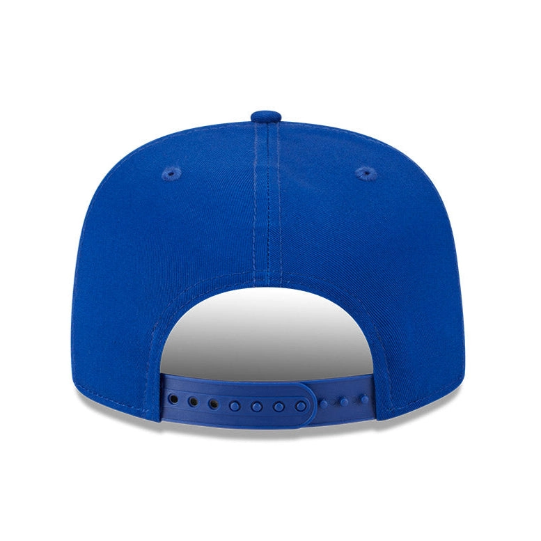 New Era Golfer Team Chain Stitch Chicago Cubs Logo Patch Snapback Hat - Royal