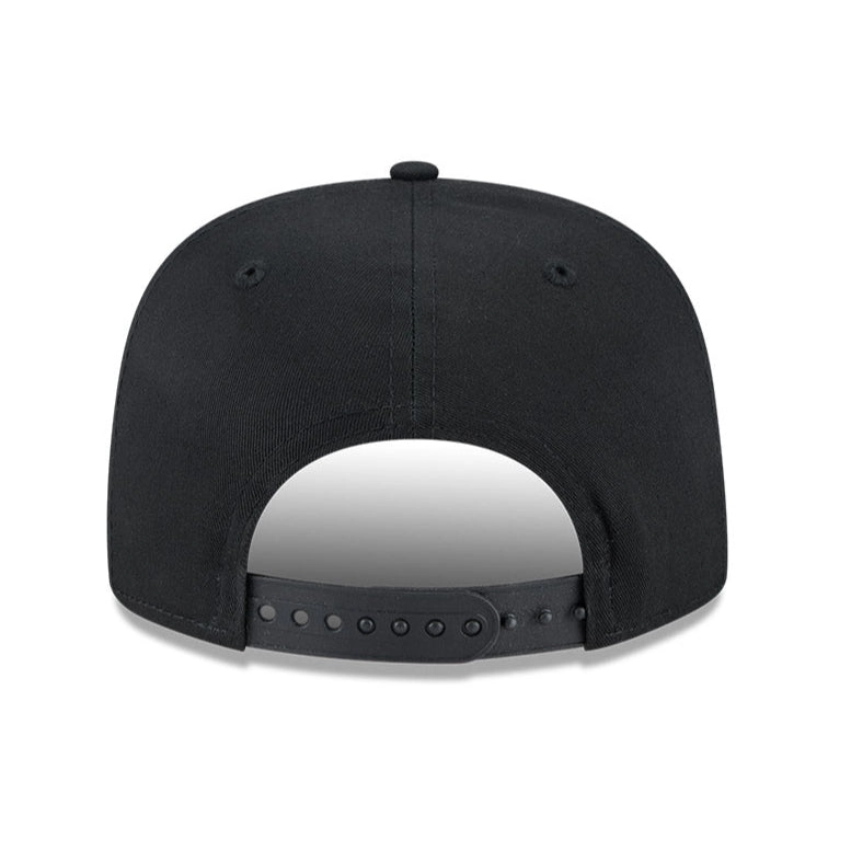New Era Golfer Team Chain Stitch San Francisco Giants Logo Patch Snapback Hat - Black