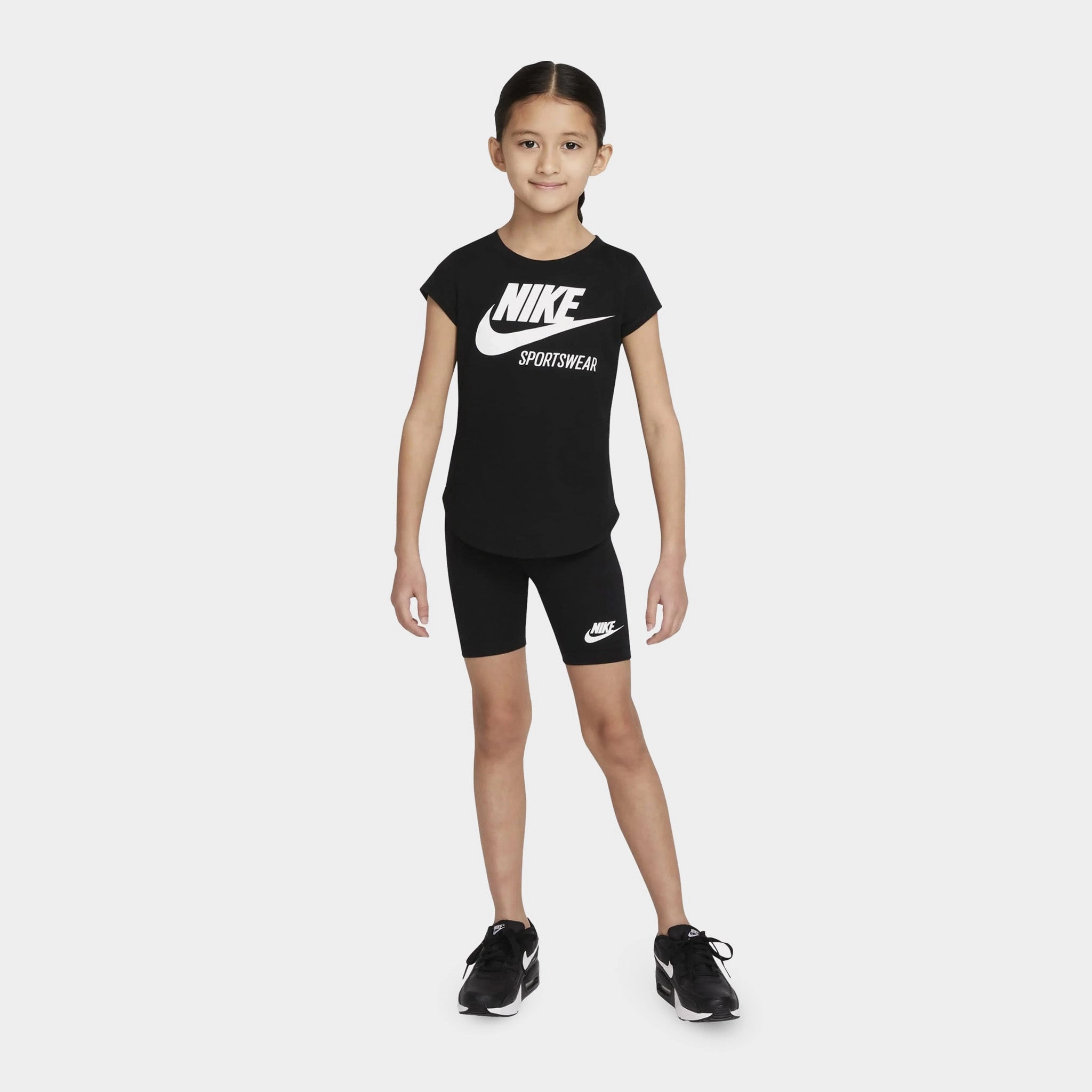 Nike Child Girls' Bike Shorts / Black