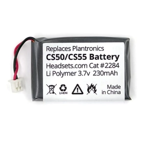 Replacement Battery for the Plantronics CS50 & CS55