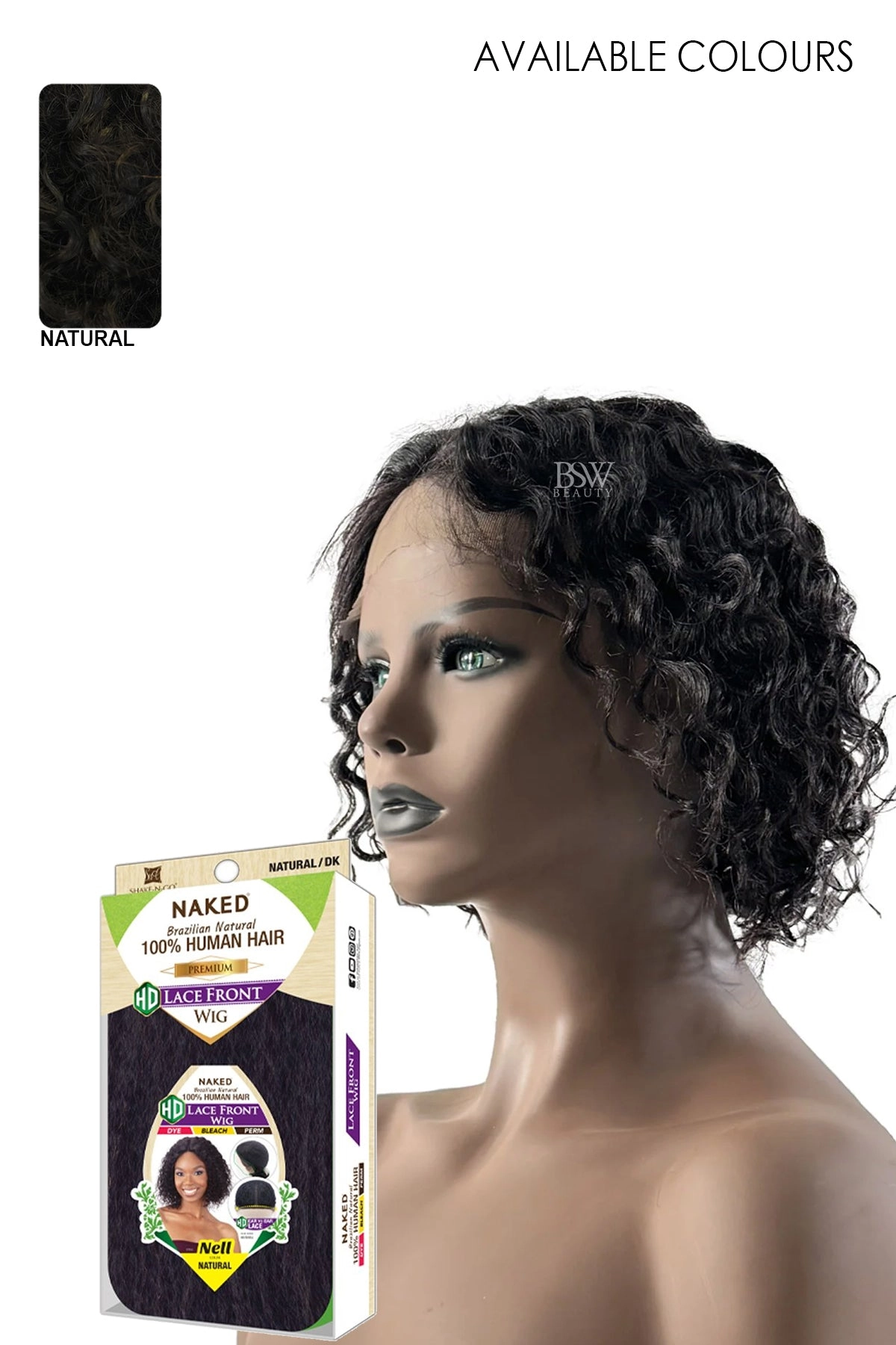 SHAKE N GO NAKED 100% HUMAN HAIR PREMIUM HD LACE FRONT WIG – NELL