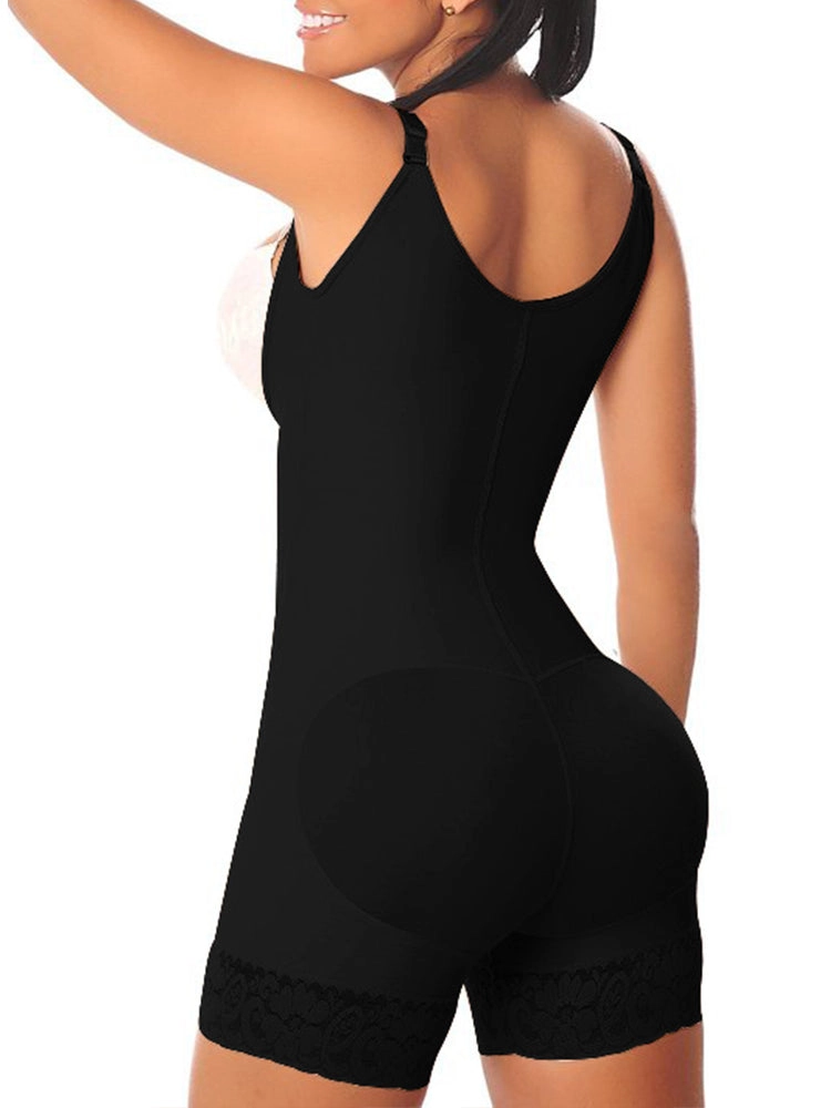 Soft Open Bust Tummy Control Slimmer Shapewear