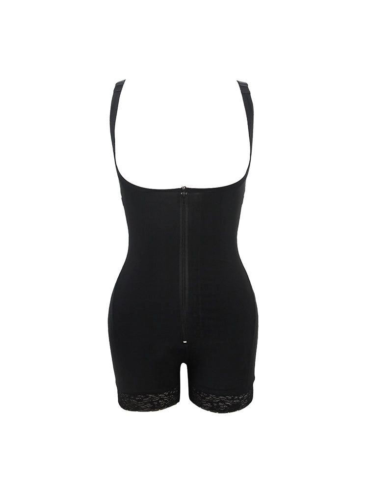 Soft Open Bust Tummy Control Slimmer Shapewear
