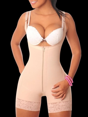 Soft Open Bust Tummy Control Slimmer Shapewear