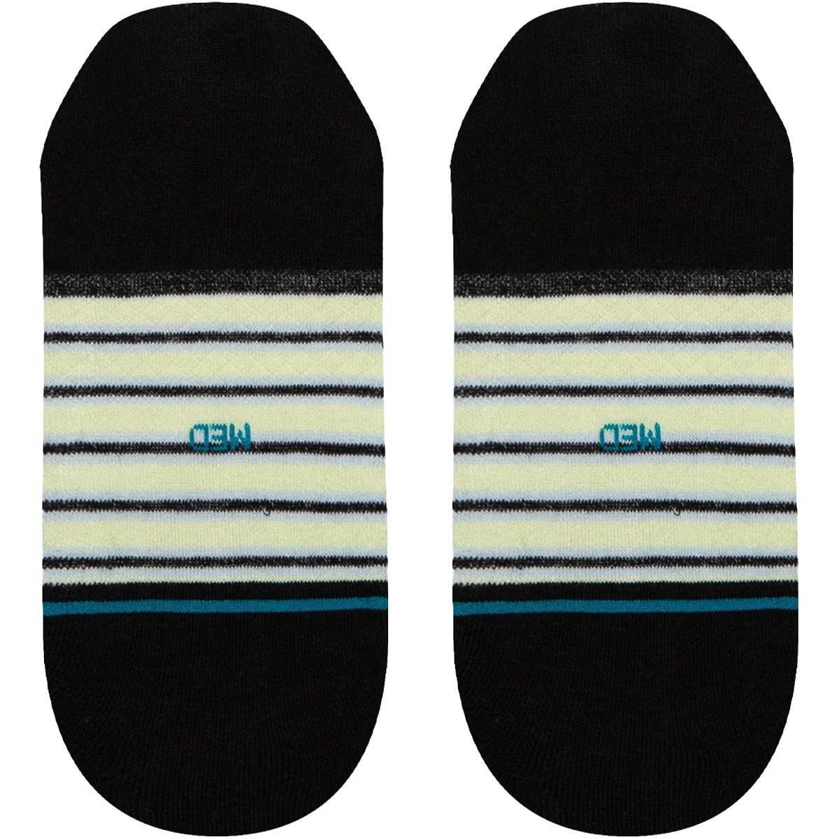 Women's Blue Fade No Show