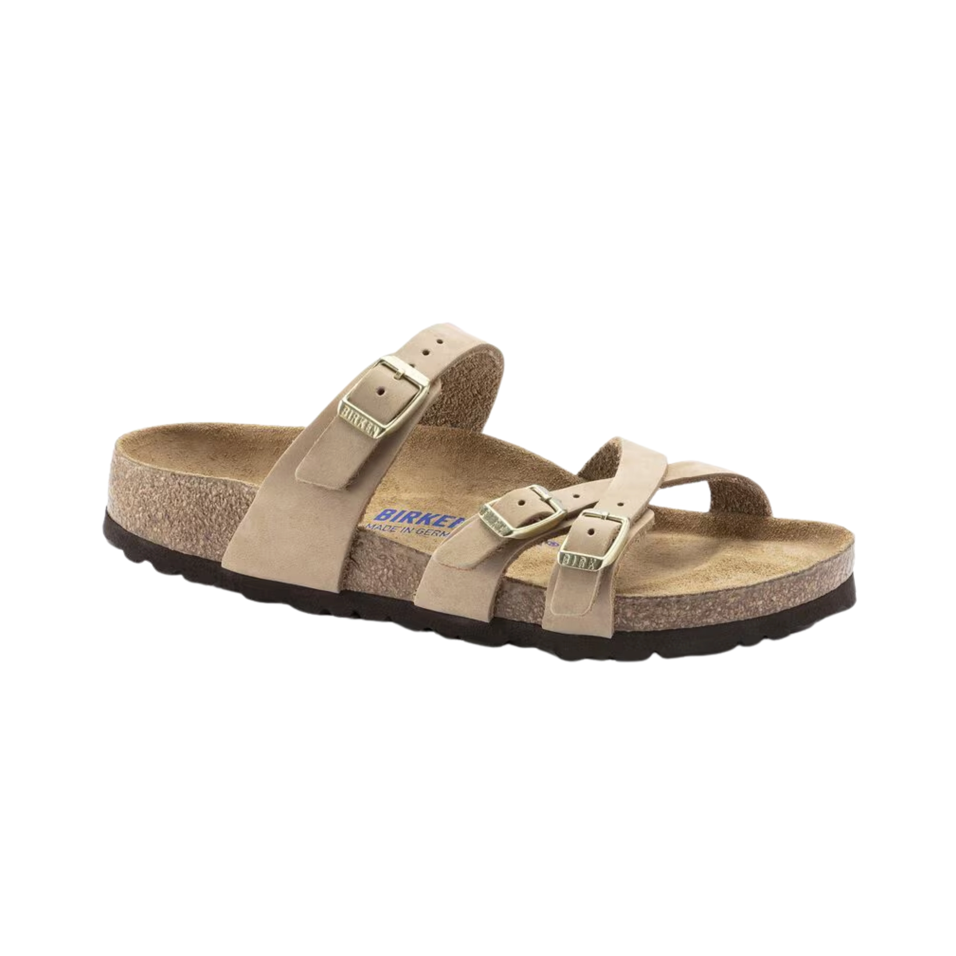 Women's Franca Soft Footbed (Nubuck Leather) - Sandcastle